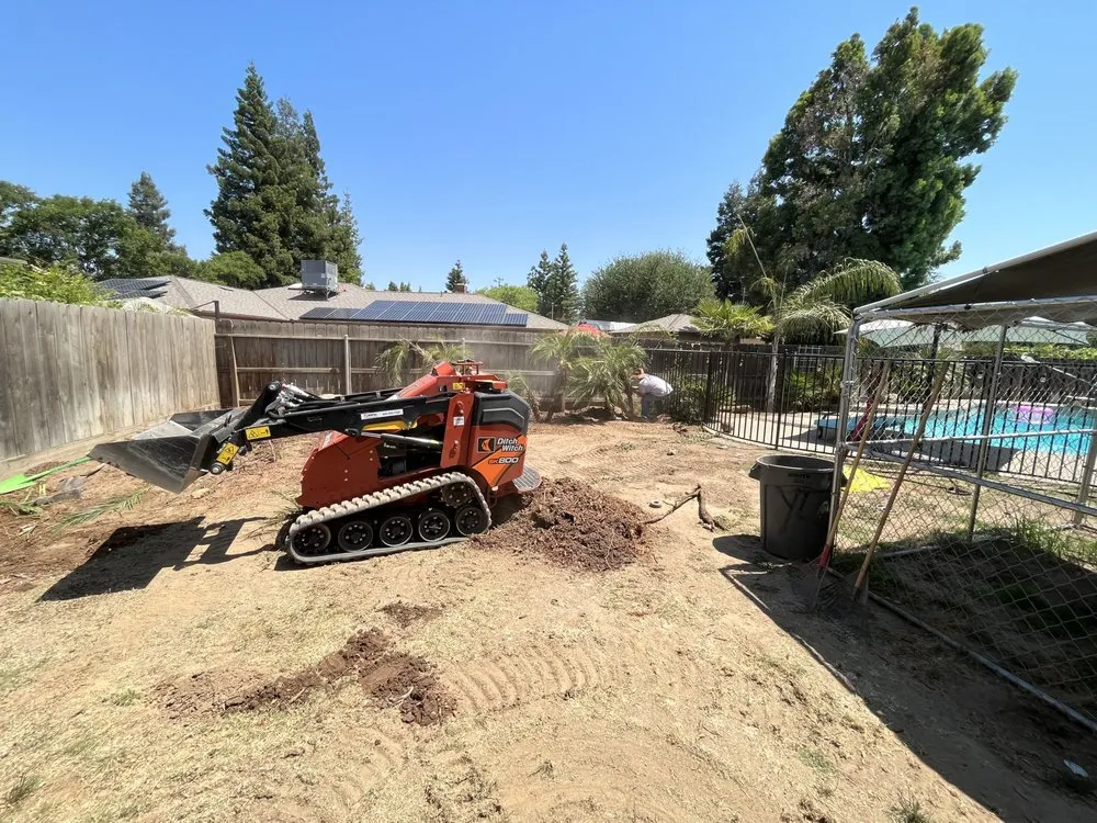 Top-rated residential landscaping with custom design in Fresno, CA by Ybarras Landscaping and Yard Maintenance