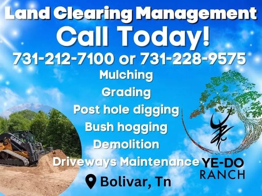 Professional landscape design for residential properties across Bolivar, TN - YE-DO Ranch