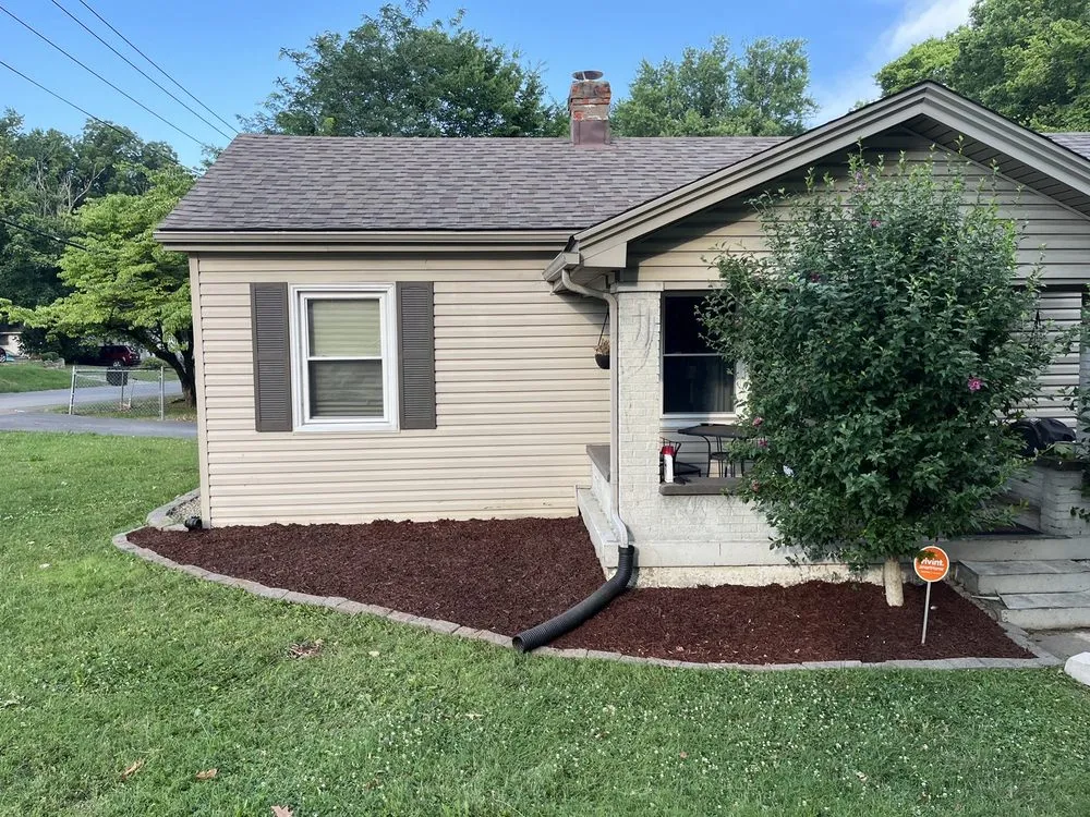 Custom landscaping services for beautiful yards in Louisville, KY by Yearns exterior cleaning & caretaking