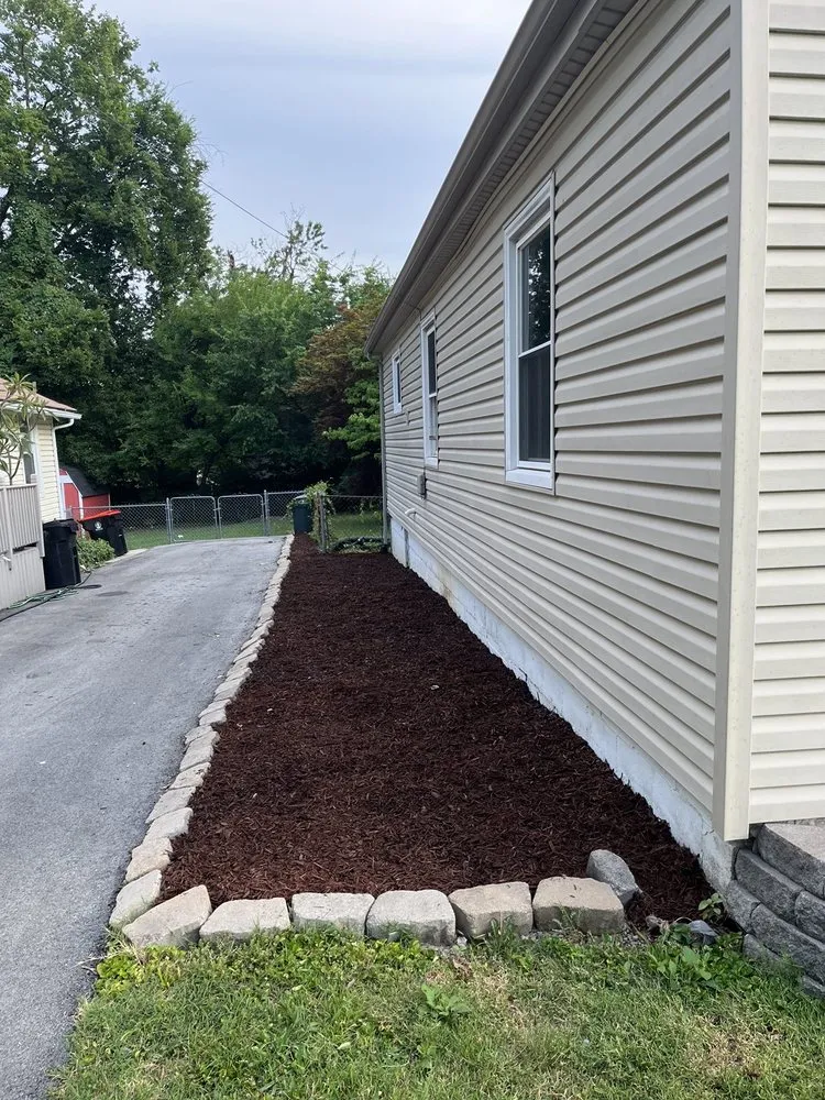 Trusted yard cleanup service for homes in Louisville, KY by Yearns exterior cleaning & caretaking