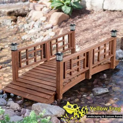 Yellow Frog Landscaping & Custom Ponds Logo