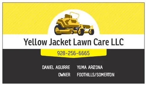 Yellow Jacket Lawn Care Logo