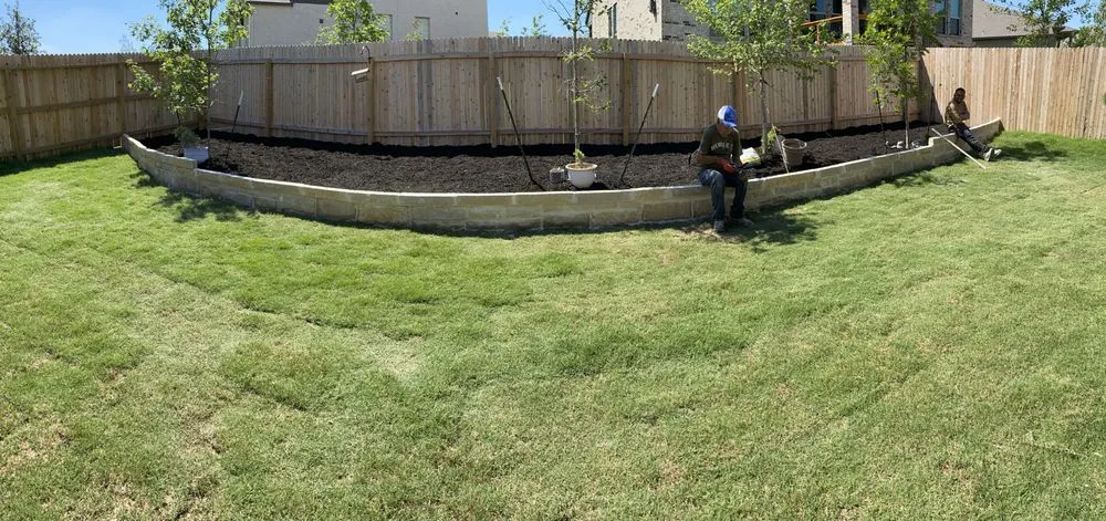 Custom outdoor landscaping in San Antonio, TX - Yepez Yard Masters
