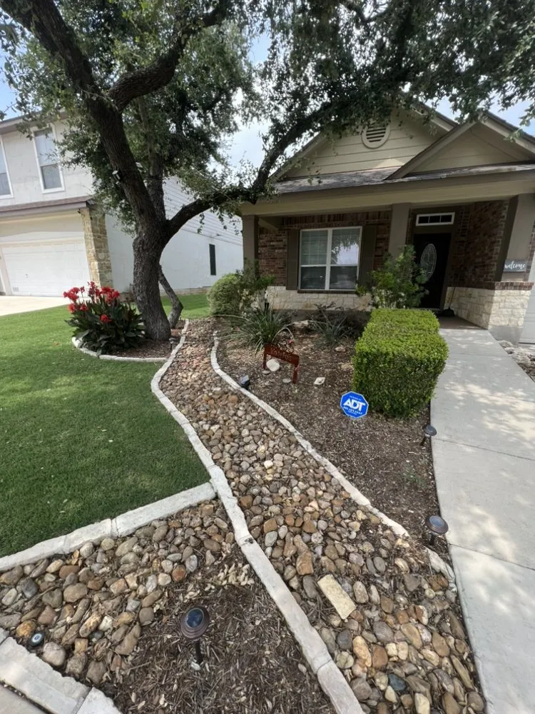 Affordable lawn mowing service for year-round maintenance in San Antonio, TX by Yepez Yard Masters