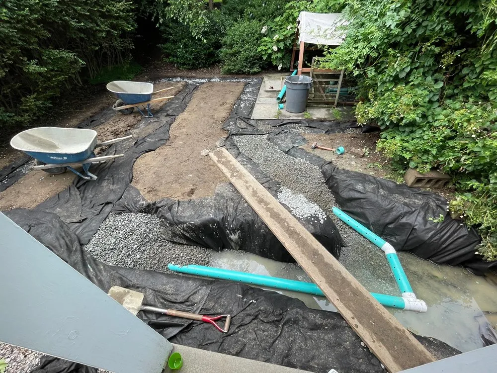 Custom lawn care service for outdoor upgrades in Medfield, MA by Yerardi Landscaping & Design