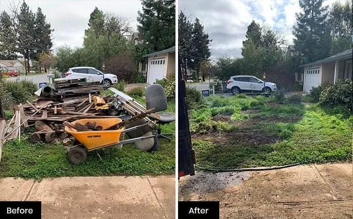 Local lawn mowing service experts serving Stockton, CA - Yesha Junk Removal