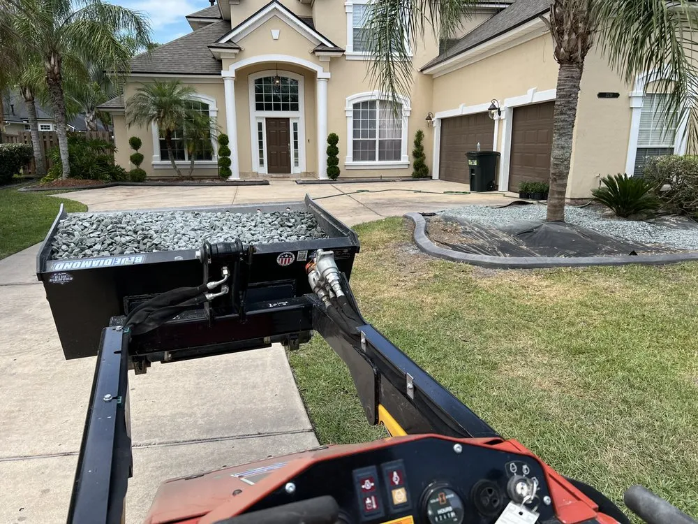 Local yard cleanup service for homes in Palm Coast, FL by Yetti Landscape