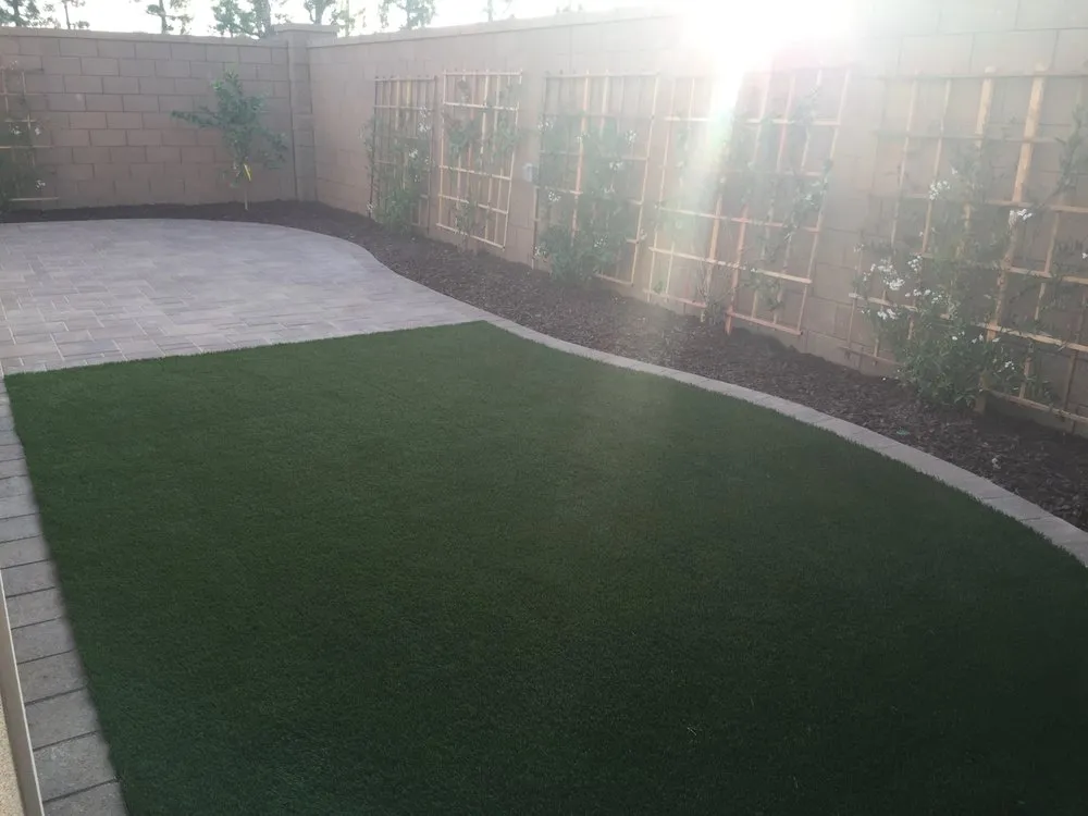 Professional landscape installation in Tustin, CA by Yiheng Design Studios