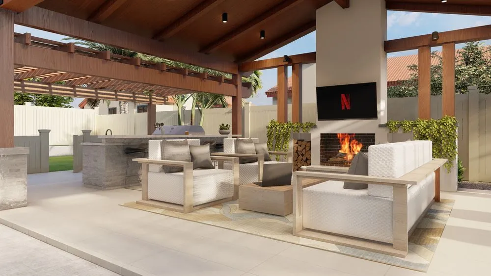 Expert outdoor landscaping in San Diego, CA by YKB Design and Construction