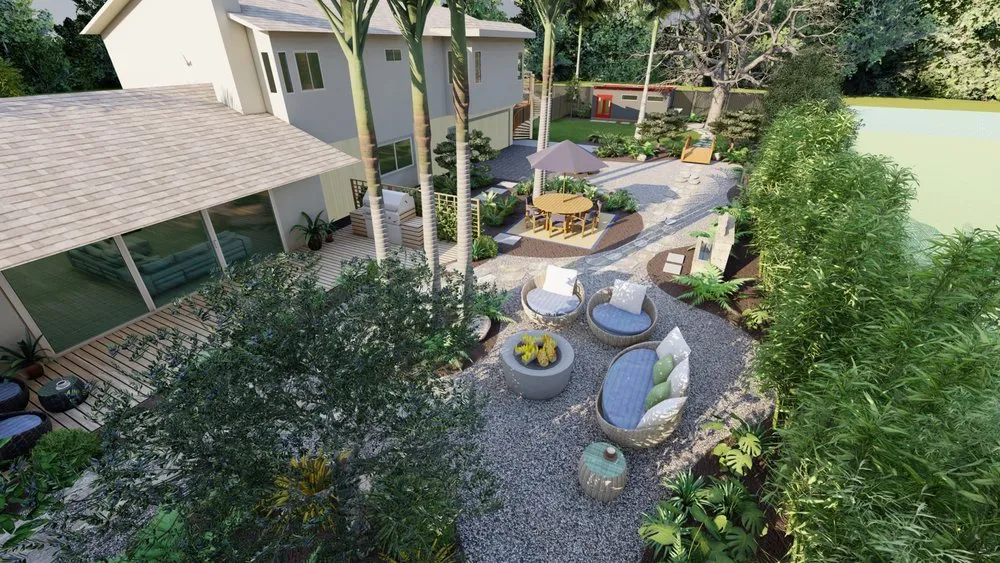 Local outdoor landscaping in San Diego, CA by YKB Design and Construction