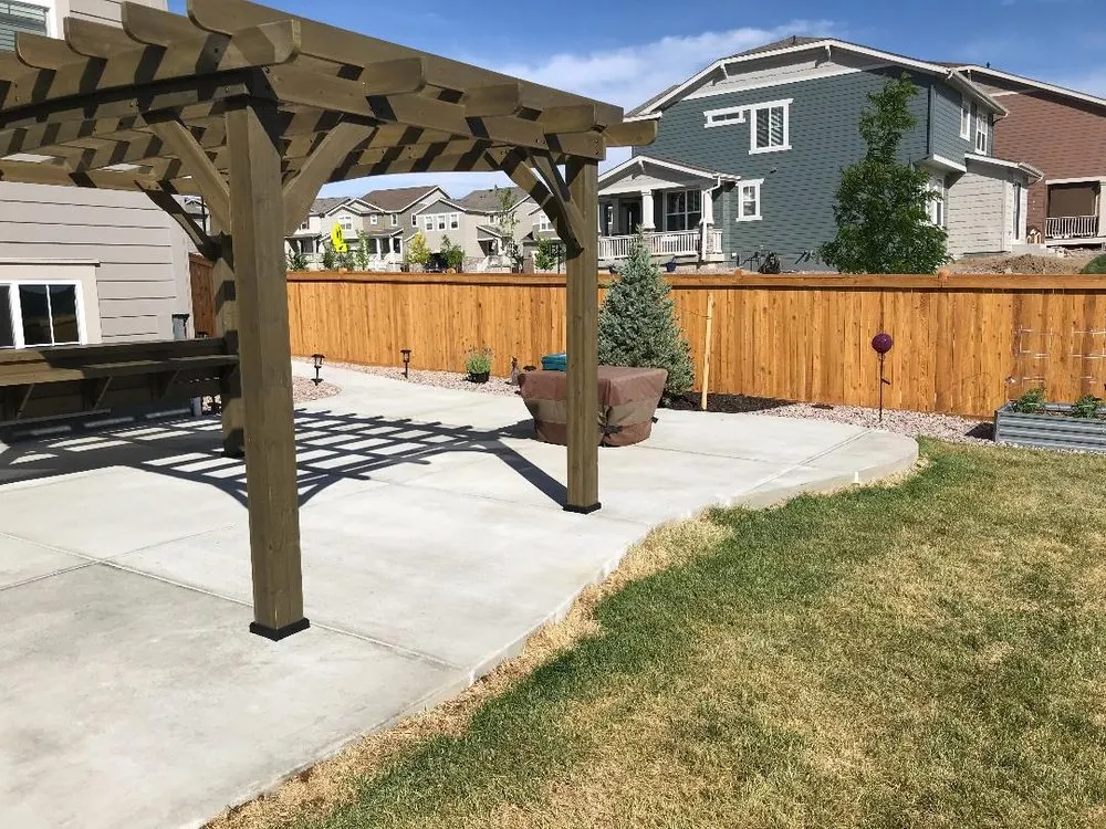 Expert yard maintenance with custom design in Castle Rock, CO by YMS Landscaping & Concrete