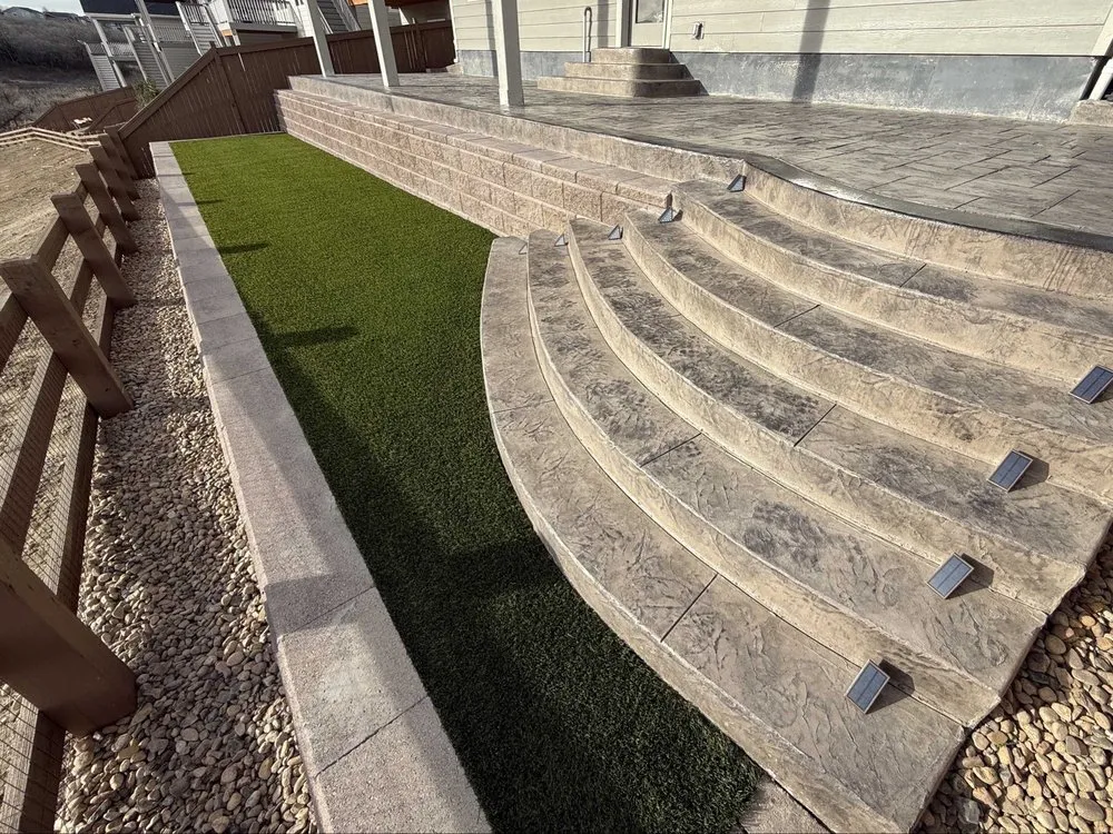 Custom landscape design in Castle Rock, CO - YMS Landscaping & Concrete