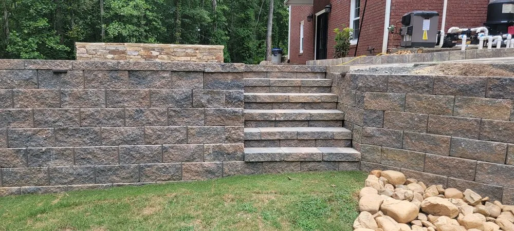 Custom landscape design with custom design in Marietta, GA by Y&N Landscape