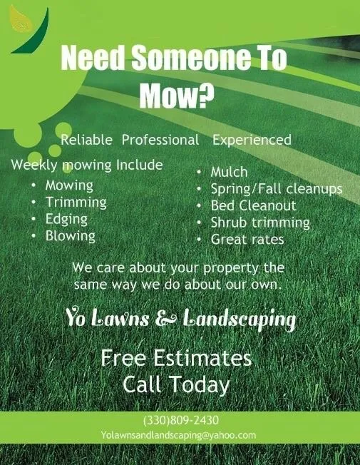 Custom lawn care service in Massillon, OH by Yo Lawns & Landscaping