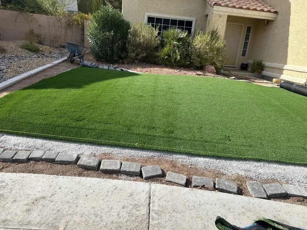 Custom garden landscaping for year-round maintenance across Las Vegas, NV - Yocmar Lawn Services