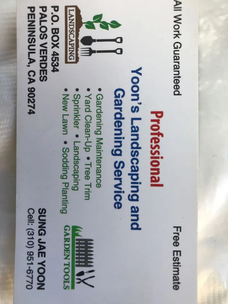 Custom yard maintenance in Torrance, CA by Yoon's Landscaping and Gardening Service