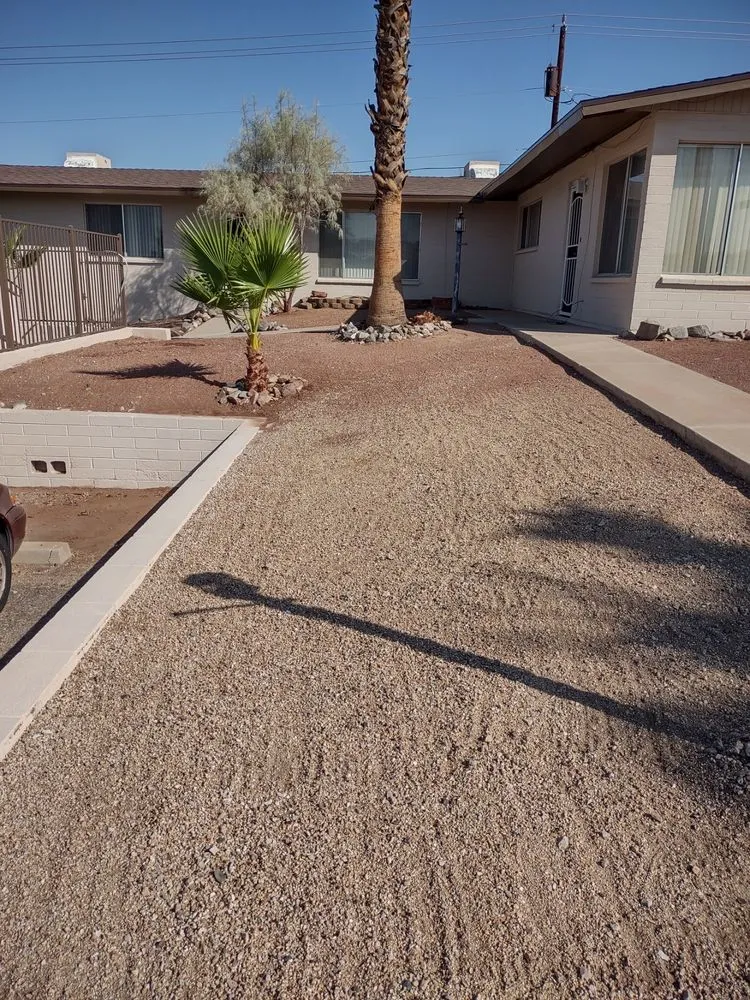 Professional garden landscaping in Lake Havasu City, AZ by You Call We Haul