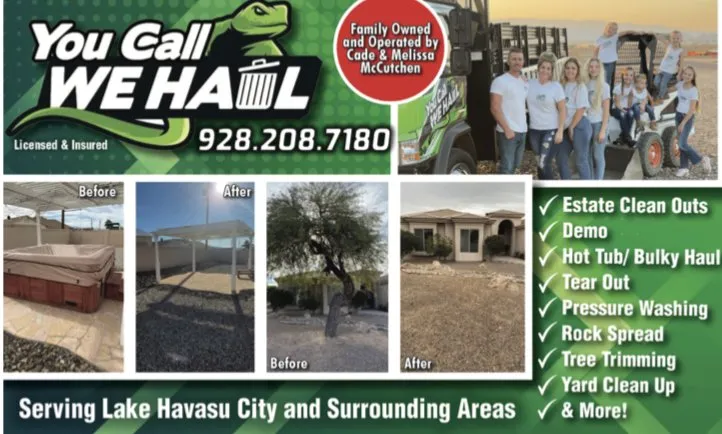 Expert landscape design for outdoor upgrades in Lake Havasu City, AZ by You Call We Haul