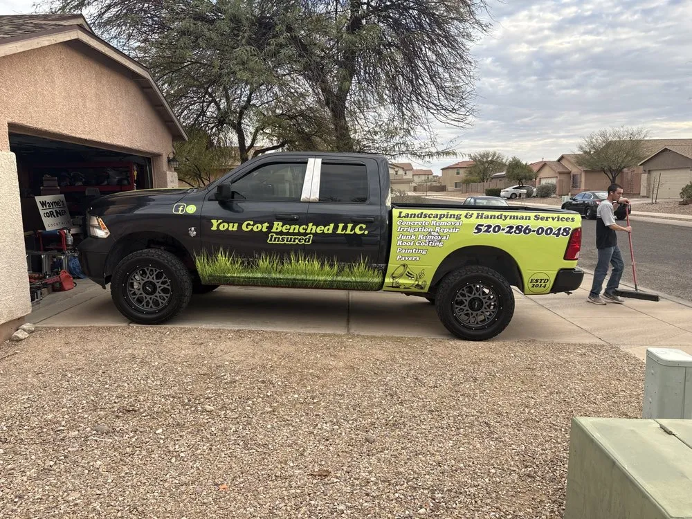 Affordable outdoor landscaping experts serving Tucson, AZ - You Got Benched