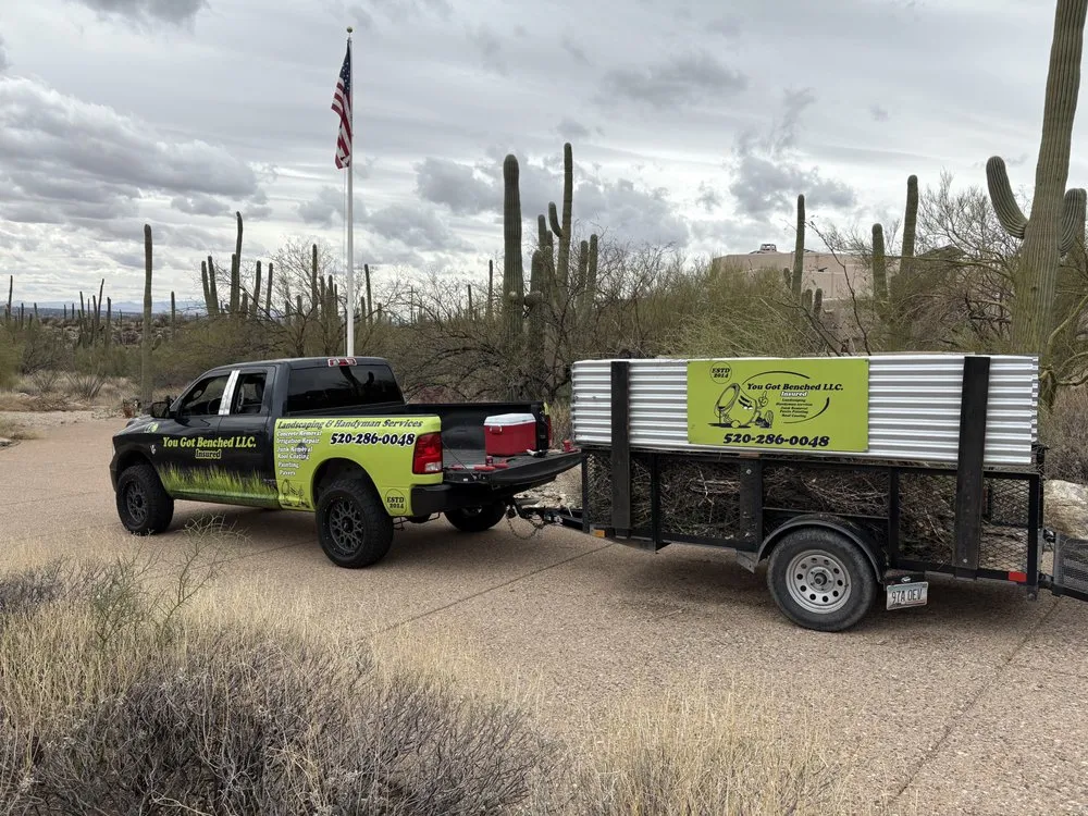 Trusted residential landscaping in Tucson, AZ - You Got Benched