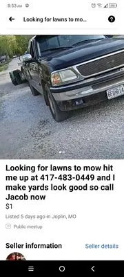 You Grow It We Mow It Logo