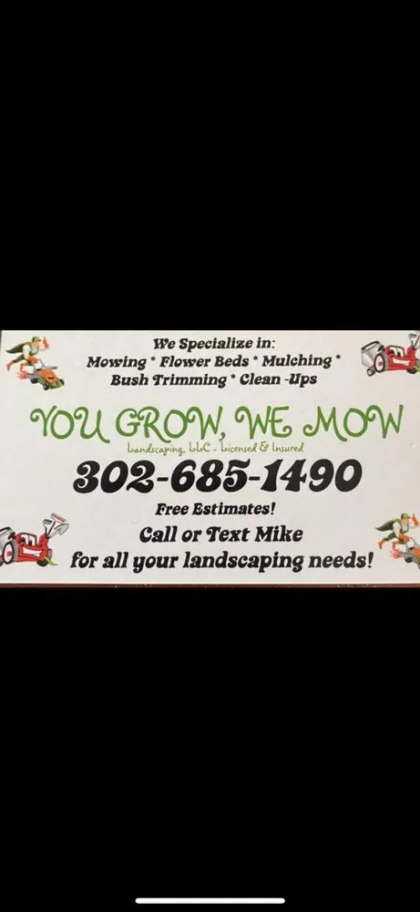 Reliable landscaping services for beautiful yards in Middletown, DE by You Grow, We Mow Landscaping