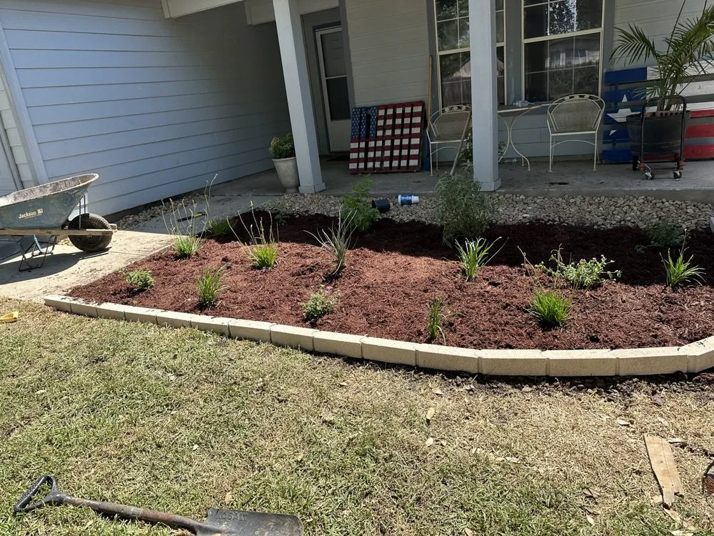 Professional garden landscaping for homes across San Antonio, TX - Young Guns Home Services