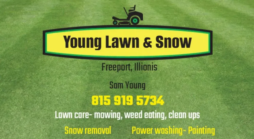 Custom landscape installation in Freeport, IL - Young Lawn & Snow