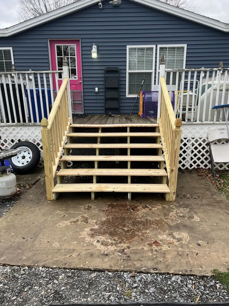 Custom landscape installation in Weedsport, NY by Young’s Enterprises