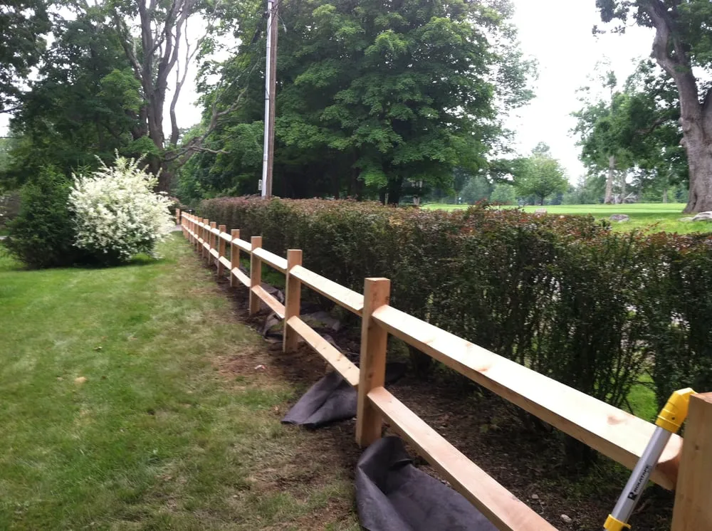 Professional landscape installation near you across Ridgefield, CT - Young's Fencing
