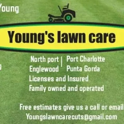 Young's Lawn Care Logo