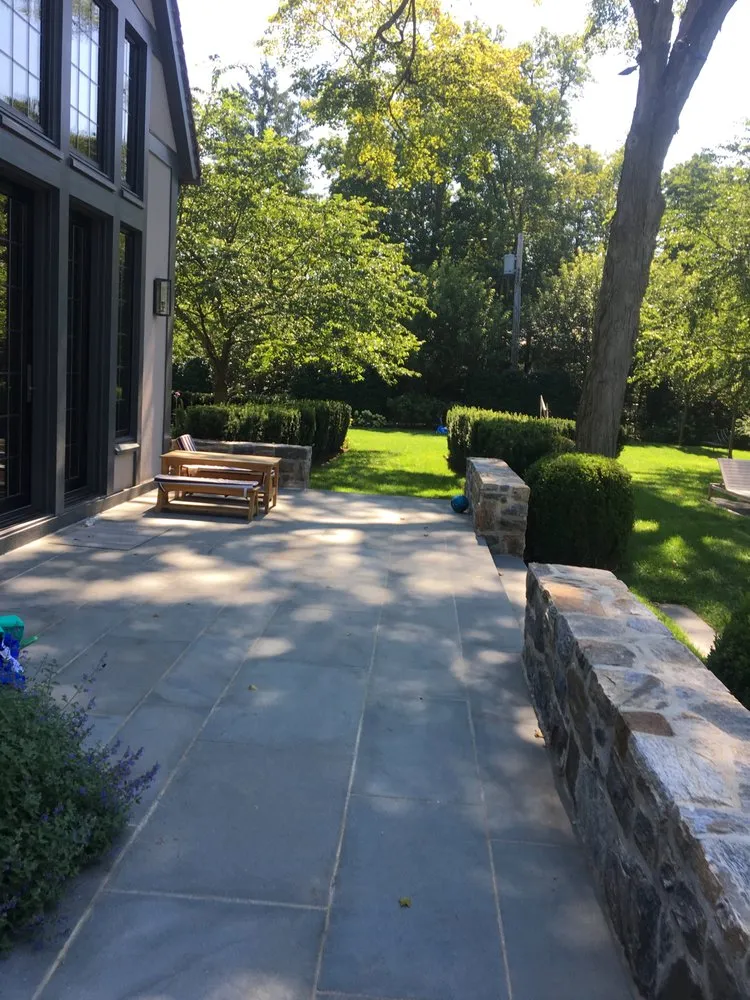 Custom landscape installation in Newtown, CT - Young's Legacy Landscaping