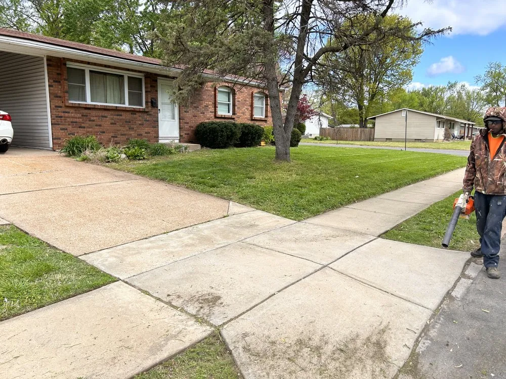 Expert landscape installation in Centreville, IL by Young’s Precision Lawn Landscaping