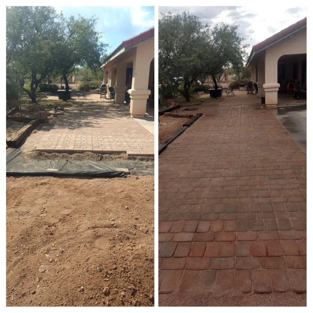 Custom outdoor landscaping in Sierra Vista, AZ by Your City Landscaping