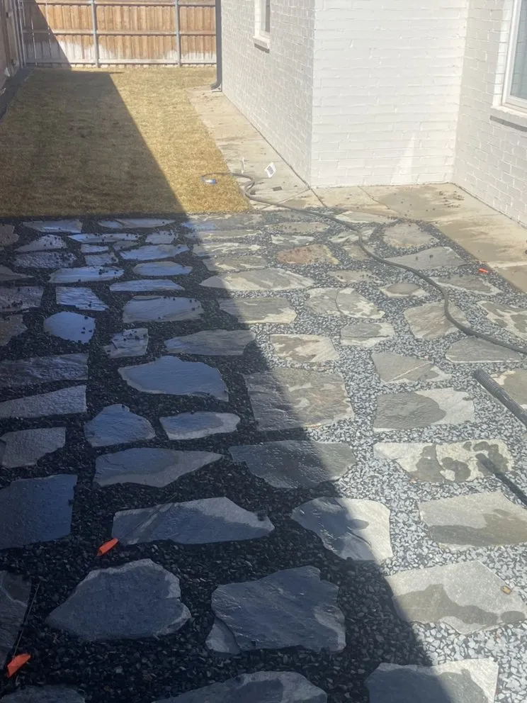 Affordable landscape installation for beautiful yards in Amarillo, TX by Your Last Call Irrigation and Landscape