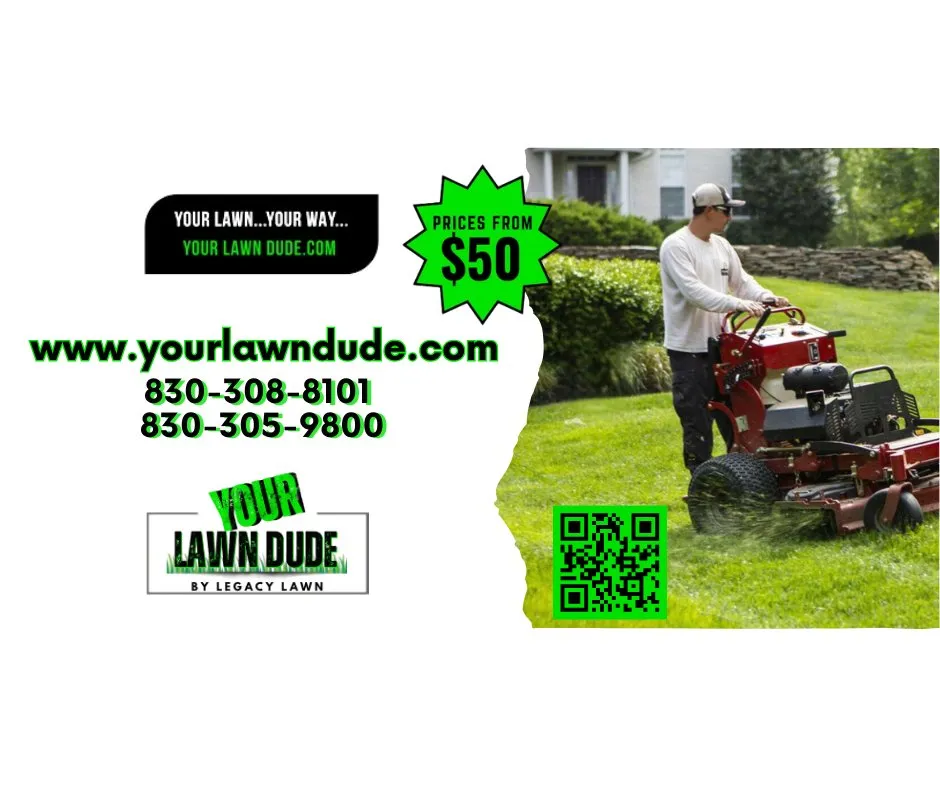 Expert landscape installation experts serving New Braunfels, TX - Your Lawn Dude by Legacy Lawn