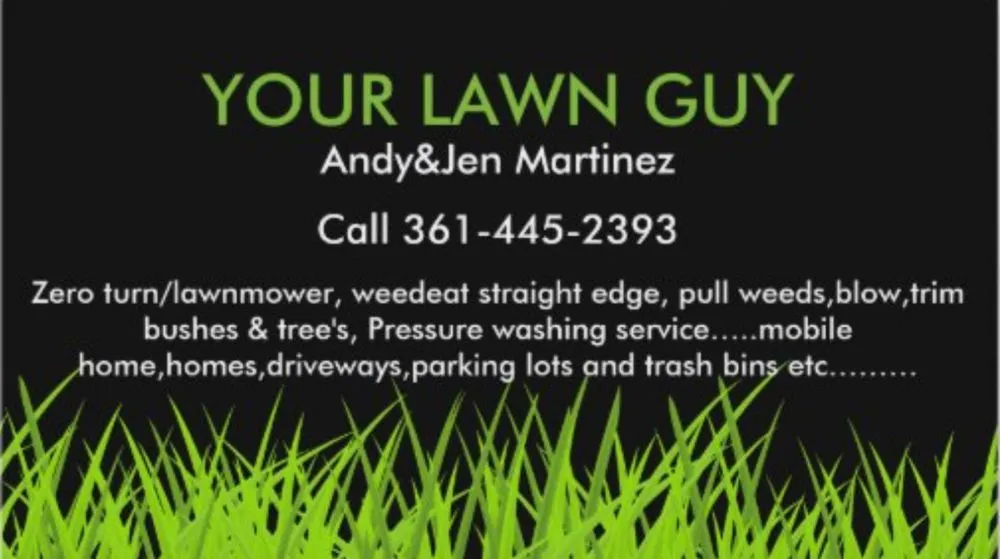 Trusted yard maintenance near you in Skidmore, TX by Your Lawn Guy