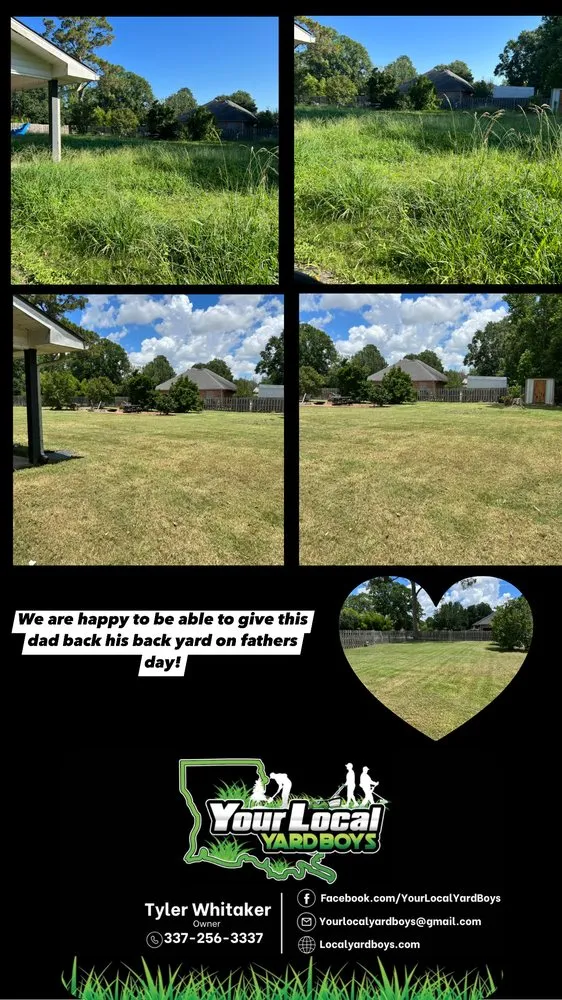 Top-rated landscape design in New Iberia, LA - Your Local Yard Boys