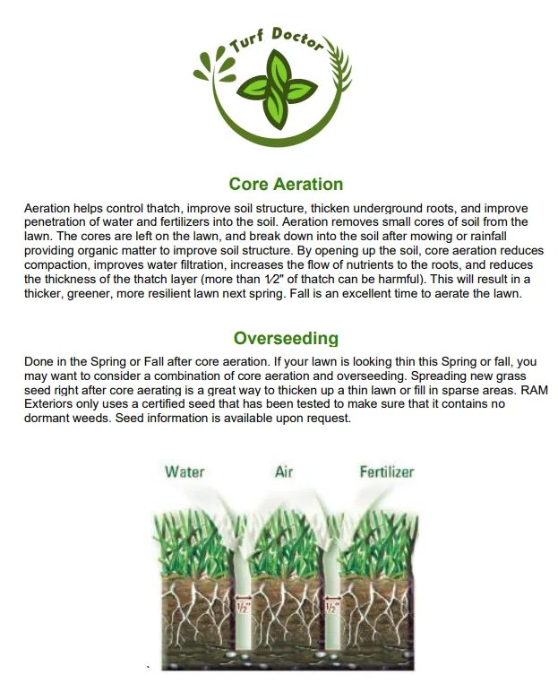 Affordable lawn care service in Kenosha, WI by Your Turf Doctor