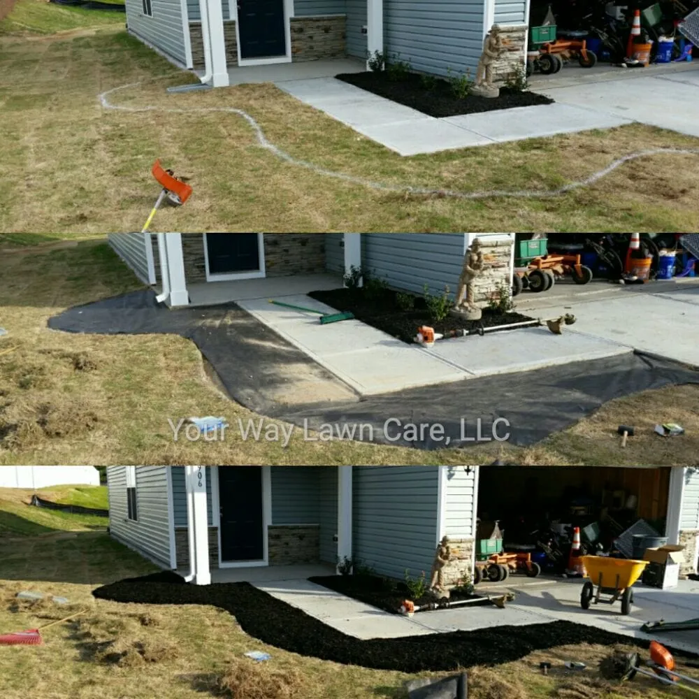 Local landscaping services in Raleigh, NC by Your Way Lawn Care