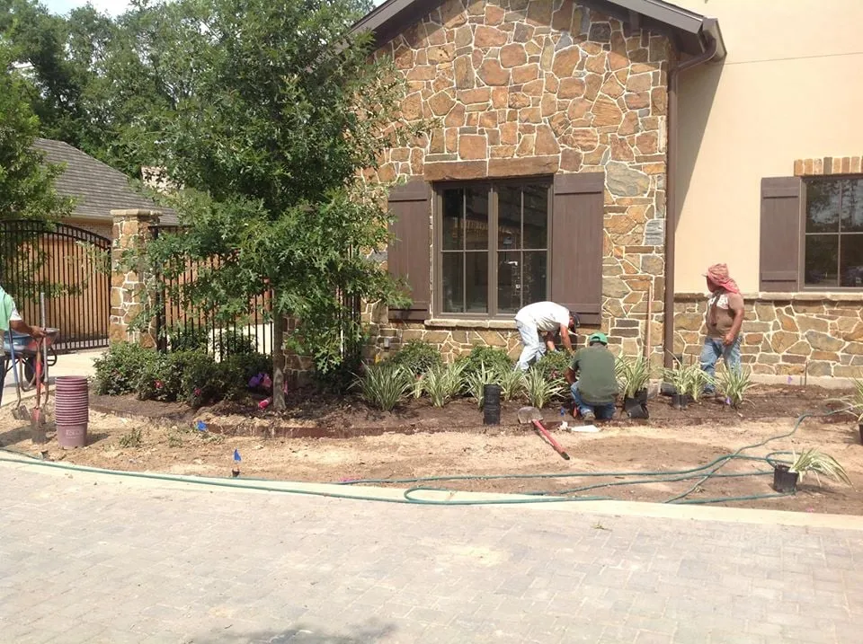 Expert lawn mowing service for outdoor upgrades in Waller, TX by YSG Landscaping