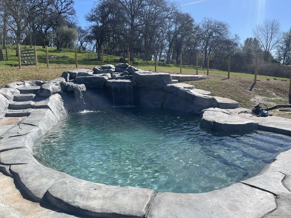 Custom landscape installation in Grass Valley, CA - Yuba River Swimming Holes and Pools