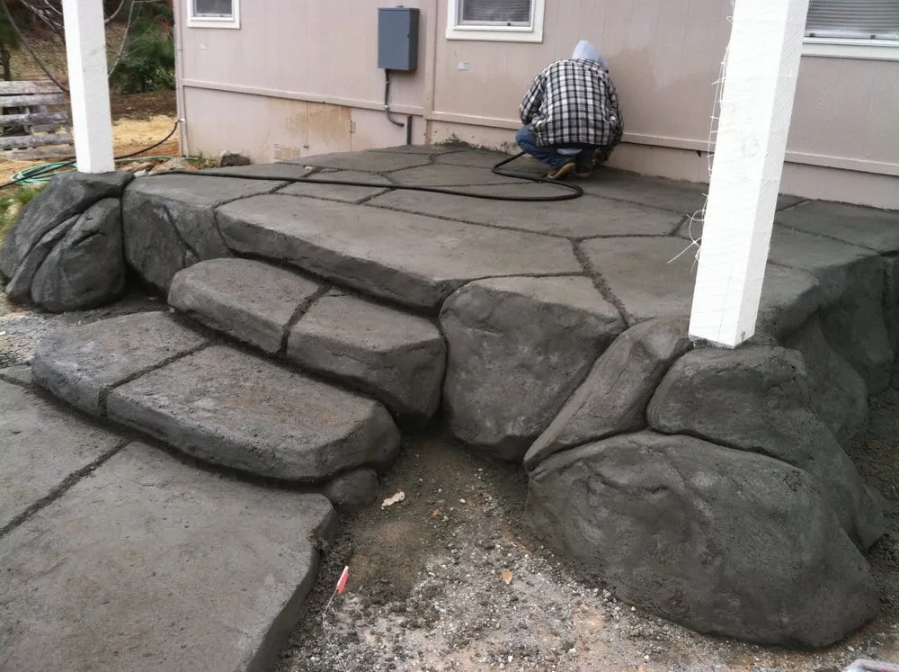 Professional landscape installation with custom design in Grass Valley, CA by Yuba River Swimming Holes and Pools