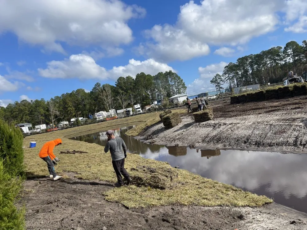 Expert yard cleanup service in Jacksonville, FL by YY Sod&mulchs