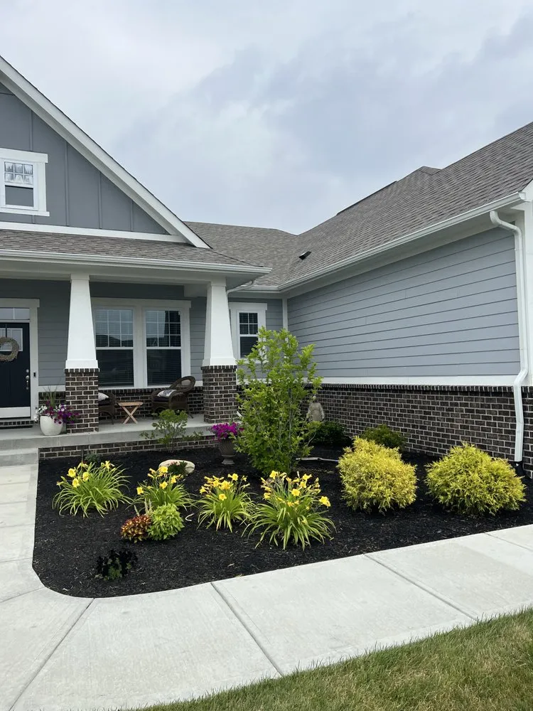 Affordable landscape design for residential properties in Noblesville, IN by Z & Z Lawn Care