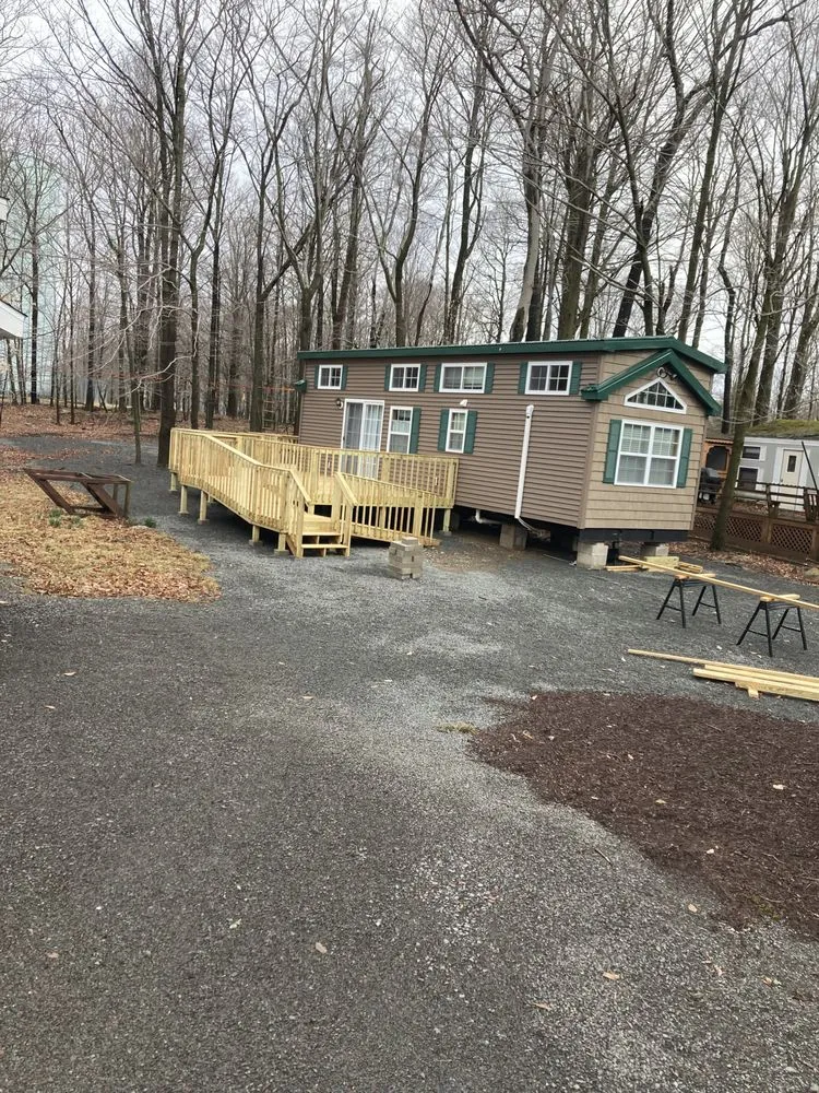 Trusted landscaping services with custom design in Covington Township, PA by Z and Z construction