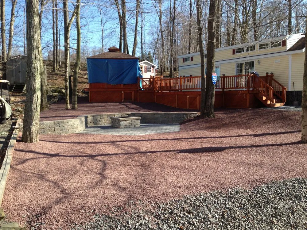 Custom landscape installation for year-round maintenance across Covington Township, PA - Z and Z construction