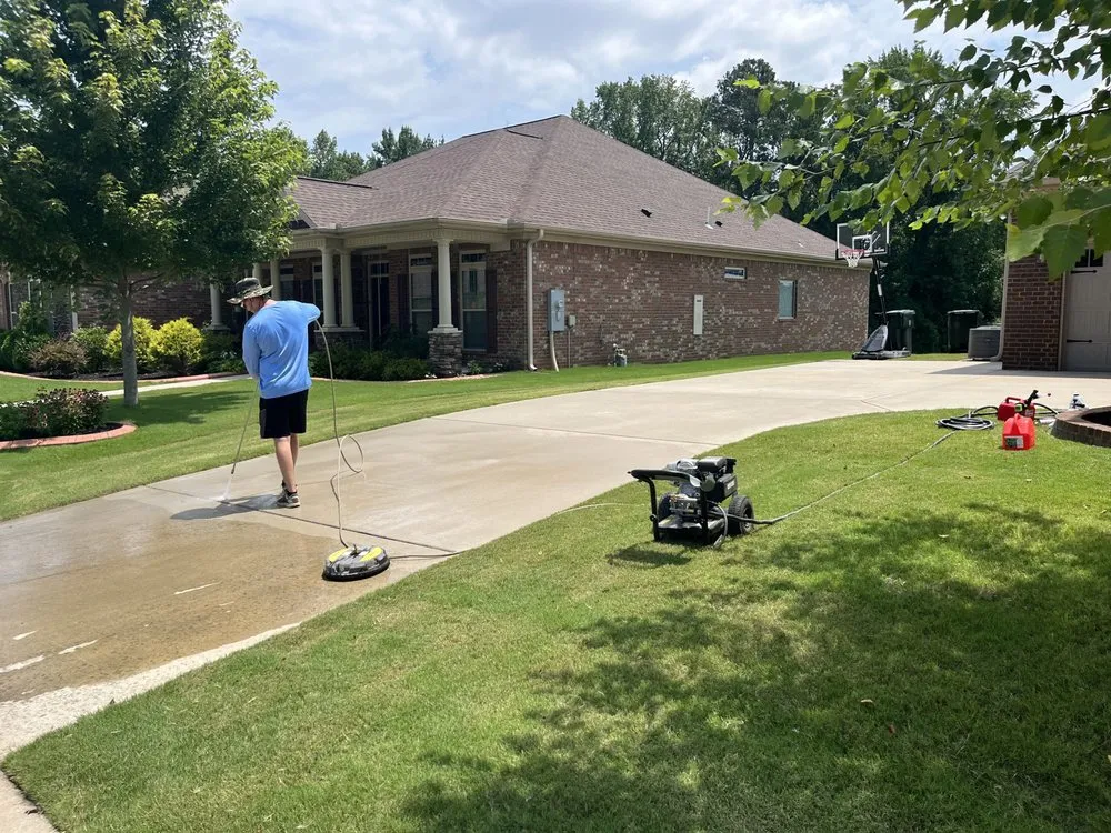 Custom landscape installation in Madison, AL by ZA Services