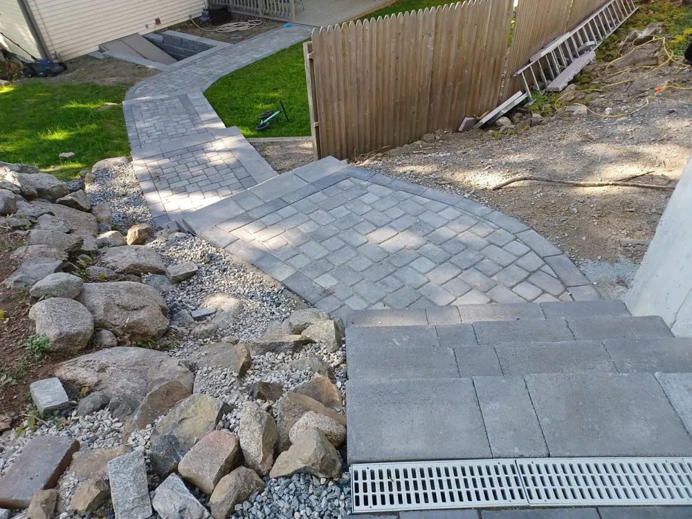 Professional garden landscaping for beautiful yards in Lynn, MA by Zacarias Tree & Landscaping