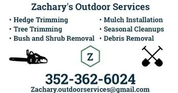 Professional landscaping services with custom design in Dunnellon, FL by Zachary's Outdoor Services